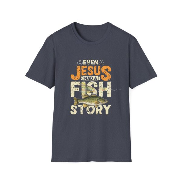 10454700831877814706_2048.jpeg Jesus Fish Story Unisex T-Shirt, Christian Top, Summer 2025 Tee, Religious Graphic Shirt, Inspirational Clothing