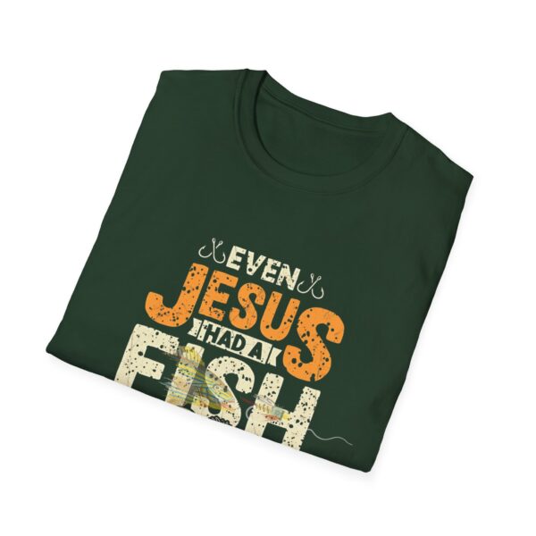 10953816477254988601_2048.jpeg Jesus Fish Story Unisex T-Shirt, Christian Top, Summer 2025 Tee, Religious Graphic Shirt, Inspirational Clothing