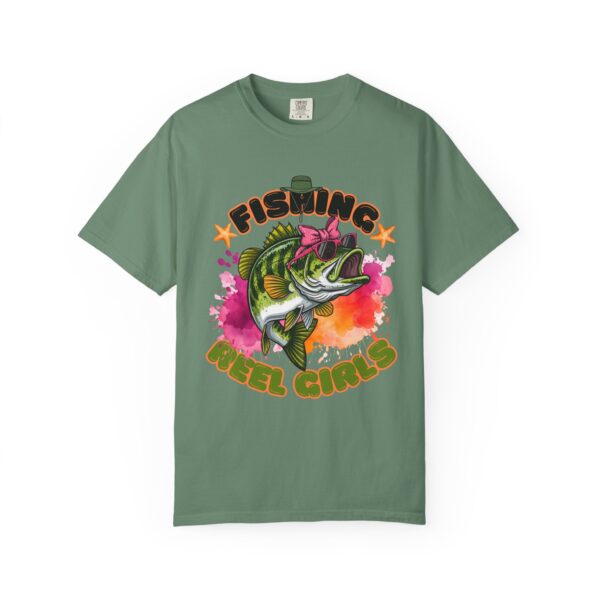11217673128271761665_2048-2.jpeg Fishing T-Shirt - Reel Girls Summer Beach 2025 Unisex Garment-Dyed Tee