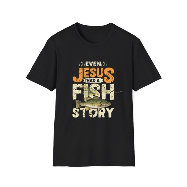 11921002036769431191_2048.jpeg Jesus Fish Story Unisex T-Shirt, Christian Top, Summer 2025 Tee, Religious Graphic Shirt, Inspirational Clothing