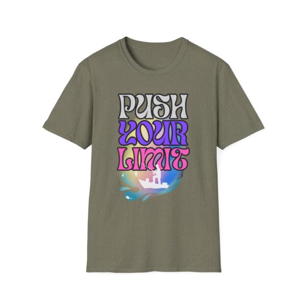 16801540155279169687_2048.jpeg Push Your Limits Unisex T-Shirt, Fishing Shirt, Summer Tee, Adventure Top, Outdoor Apparel