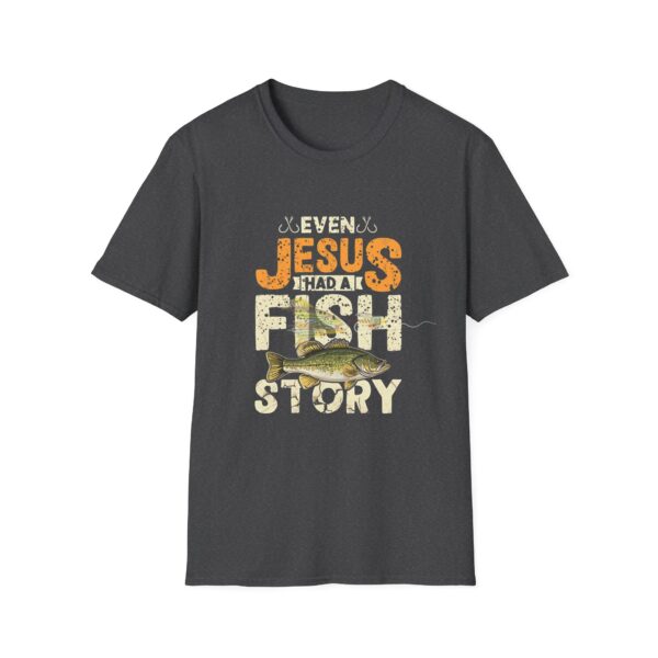 16948516858707811562_2048.jpeg Jesus Fish Story Unisex T-Shirt, Christian Top, Summer 2025 Tee, Religious Graphic Shirt, Inspirational Clothing