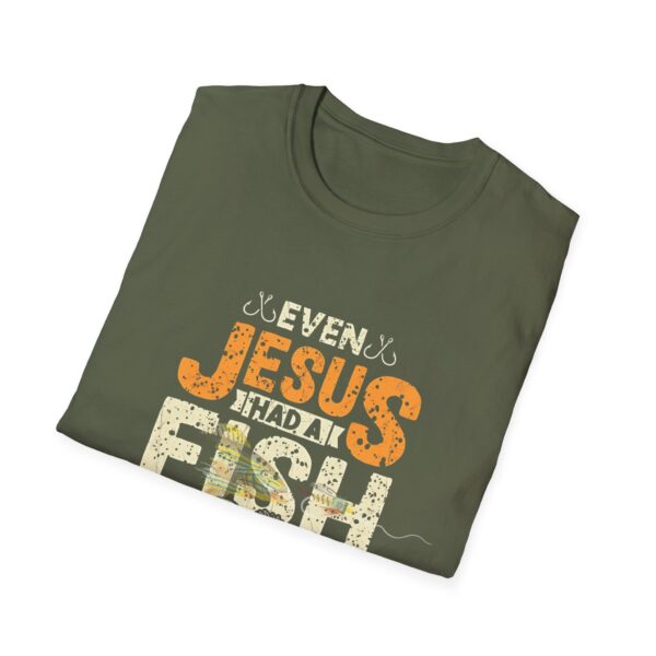 17343698869295852318_2048.jpeg Jesus Fish Story Unisex T-Shirt, Christian Top, Summer 2025 Tee, Religious Graphic Shirt, Inspirational Clothing
