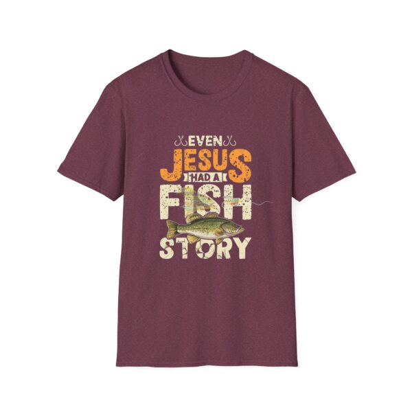 1832570399552371180_2048.jpeg Jesus Fish Story Unisex T-Shirt, Christian Top, Summer 2025 Tee, Religious Graphic Shirt, Inspirational Clothing