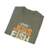 2422411150058495484_2048.jpeg Jesus Fish Story Unisex T-Shirt, Christian Top, Summer 2025 Tee, Religious Graphic Shirt, Inspirational Clothing