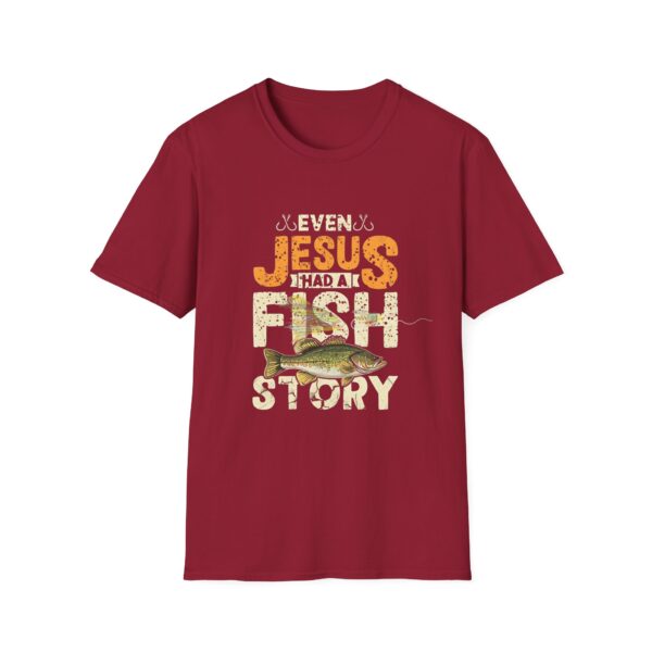 464796514534137891_2048.jpeg Jesus Fish Story Unisex T-Shirt, Christian Top, Summer 2025 Tee, Religious Graphic Shirt, Inspirational Clothing