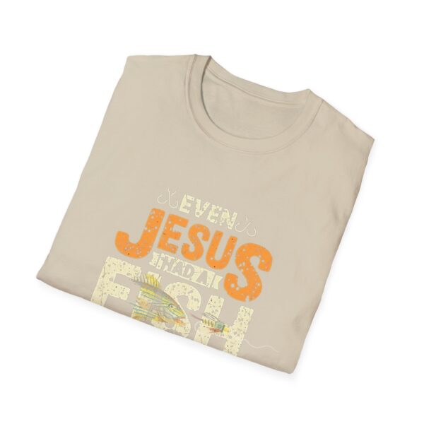49725657754939435_2048.jpeg Jesus Fish Story Unisex T-Shirt, Christian Top, Summer 2025 Tee, Religious Graphic Shirt, Inspirational Clothing